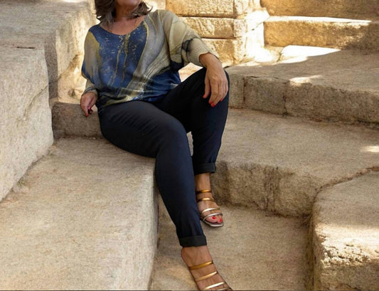 Made In Italy - Solid Color Italian Magic Pants