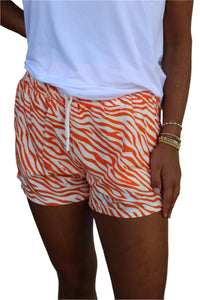 Meripex Apparel - Crazy For Tigers High Waistband Gameday Shorts