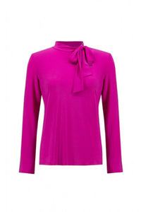 Joseph Ribkoff - SIDE TIE NECK BLOUSE