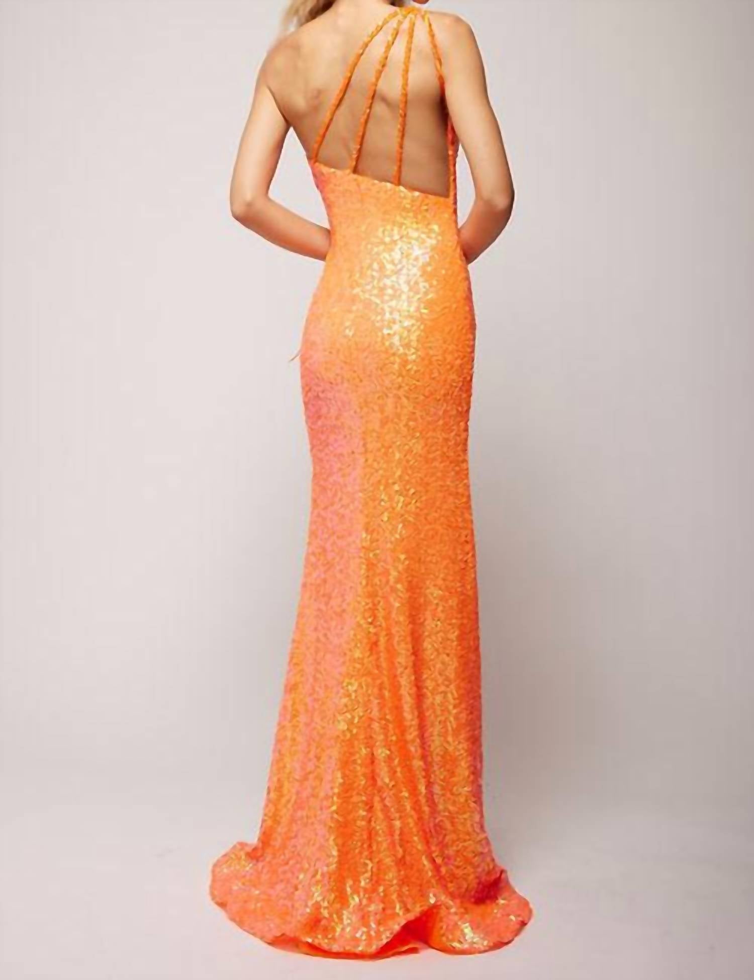 Vienna Prom - One Shoulder Maxi Dress