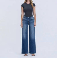 Vervet By Flying Monkey - Nicest High Rise Seamless Waistband Wide Leg Jeans