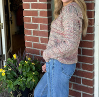 Hem & Thread - Marled Cozy Button Sweater
