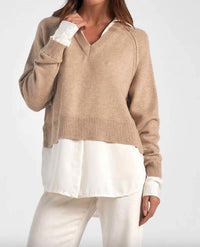 Elan - Layered Sweater Top
