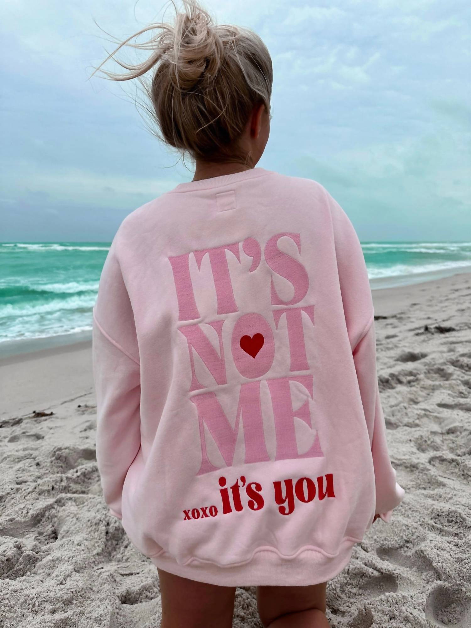 Sunkissed Coconut - Embroidered Graphic Sweatshirt