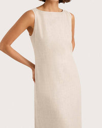 FAITHFULL THE BRAND Taylor Maxi Dress in natural - women's dress - view 4