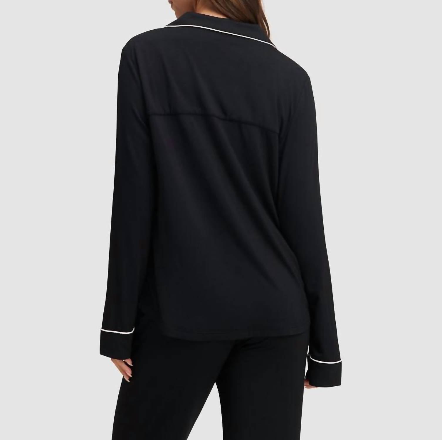 Cozy Earth - Long Sleeve Bamboo Stretch-knit Pajama Top