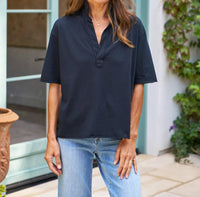 Frank & Eileen - Patty Popover Henley Top