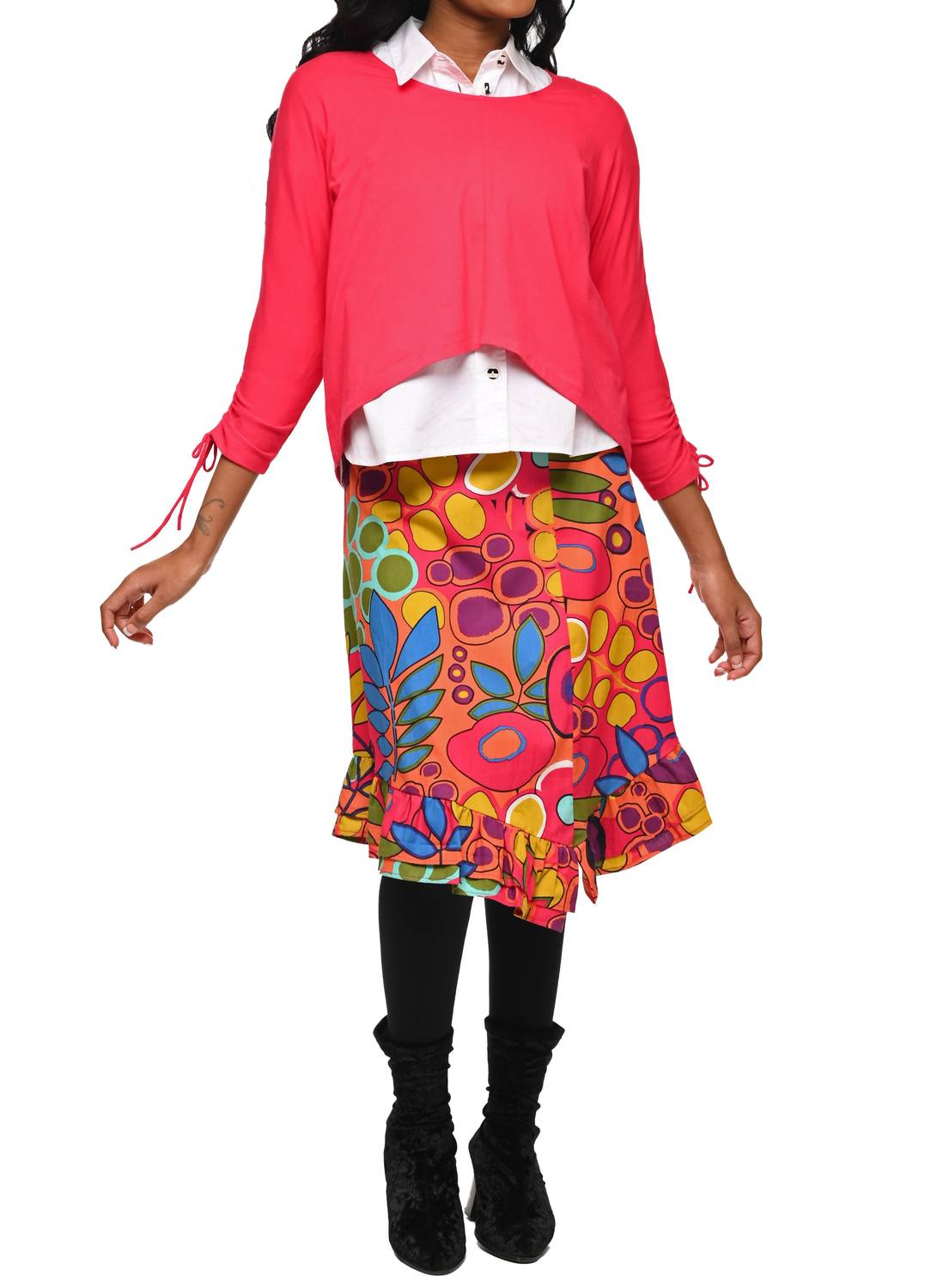Tulip Clothing - Belmont Midi Skirt