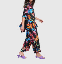 ALEMBIKA Laguna Oversized Trapeze Top in bloom - women's blouse - view 5