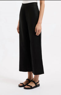Nude Lucy Thilda Linen Culotte Pants in black - women's pants - view 4