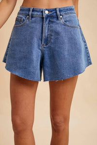 Anniewear - Everyday Flare Denim Shorts