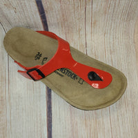 BIRKENSTOCK Women's Gizeh Sandals in cherry red - women's sandal - alternate view