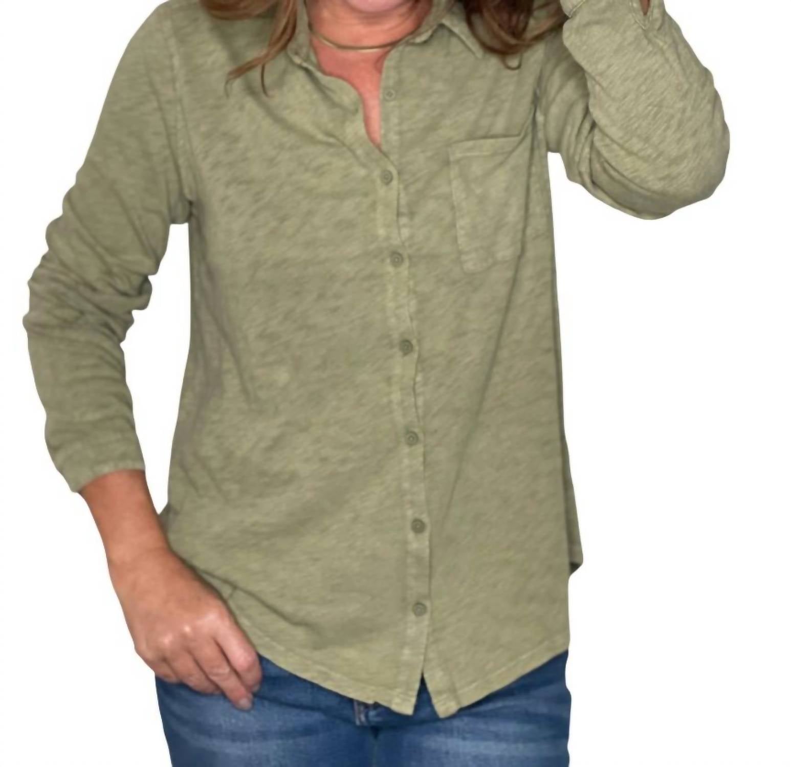 Hello Nite - Perfectly Soft Button Up Shirt