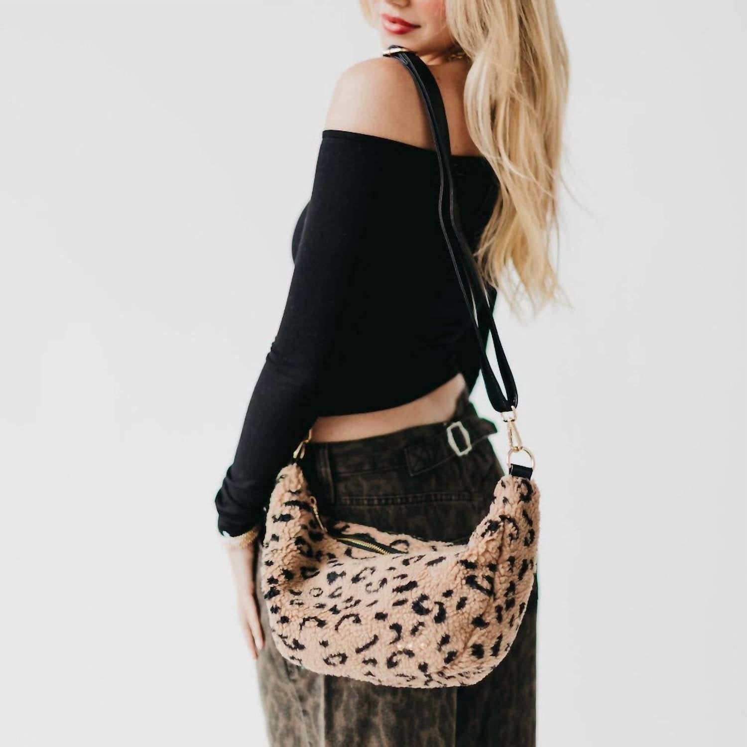 Pretty Simple - Women's Shirley Sherpa Crossbody Bag