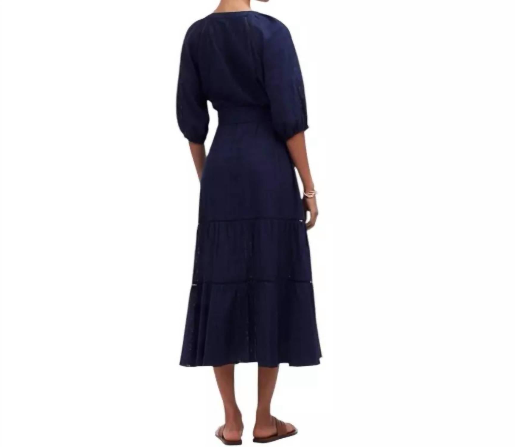Madewell - Tie-waist Tiered Midi Dress