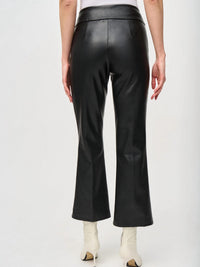 Joseph Ribkoff - Leatherette Flared Pull-On Pants