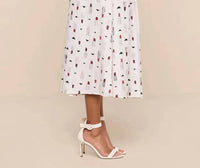 L'Agence - Women's Seina Poplin Midi Skirt