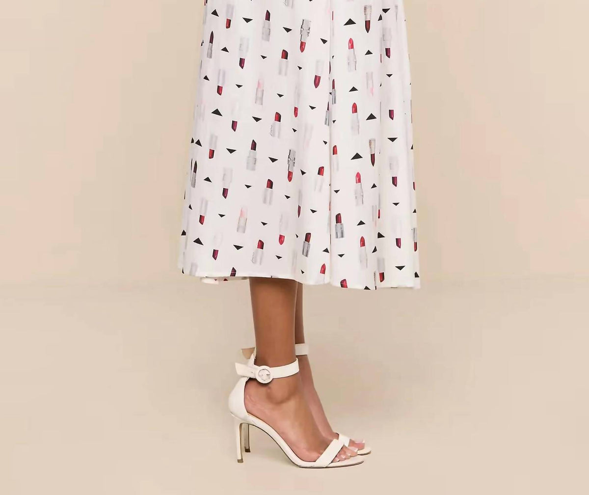 L'Agence - Women's Seina Poplin Midi Skirt