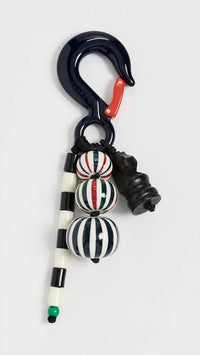 Clare V. - Beaded Stripe Fob