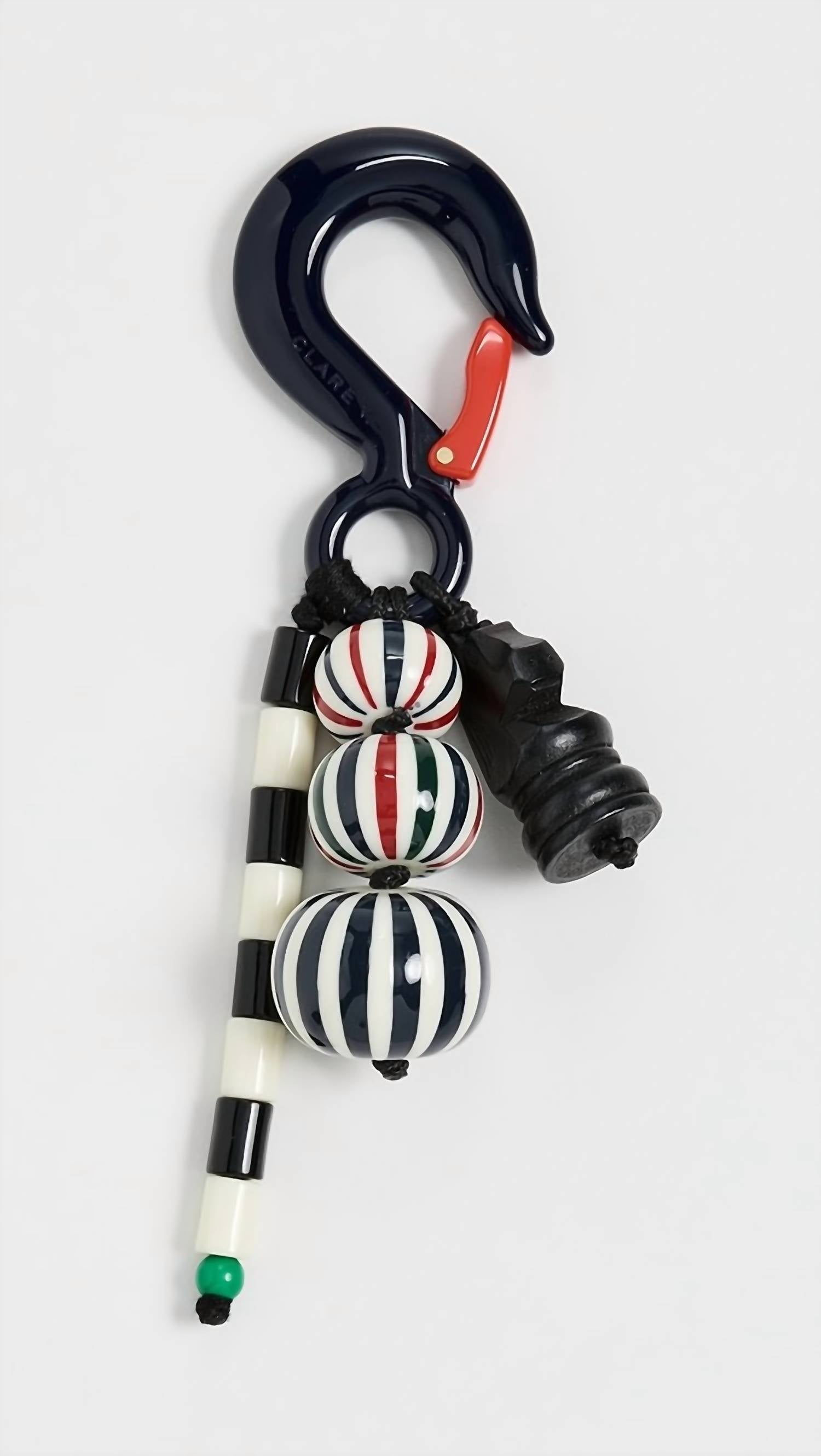Clare V. - Beaded Stripe Fob