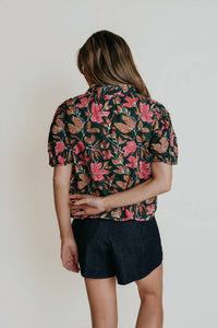 LAROQUE Nadia Top in lily - women's t-shirt - detail view