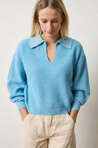 Lilla P - Keyhole Ribbed Sweater