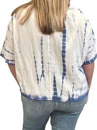 Sew In Love - Tie Dye Button Up Top