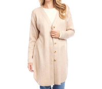Karen Kane - Laken Long Sleeve Shirttail Cardigan