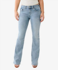 TRUE RELIGION Becca Bootcut Jeans in aqua marine - women's jeans