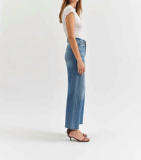 Daze - Pleaser High Rise Wide Ankle Jeans