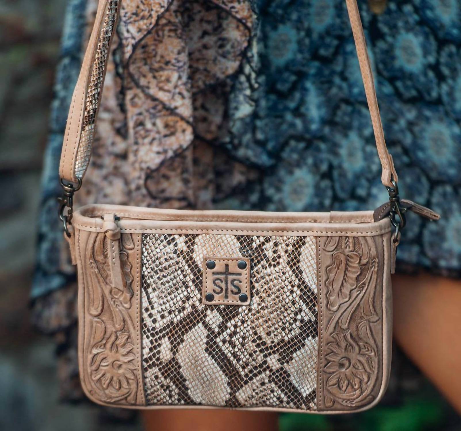 Sts Ranchwear - Women's Stella Claire Python Crossbody Bag