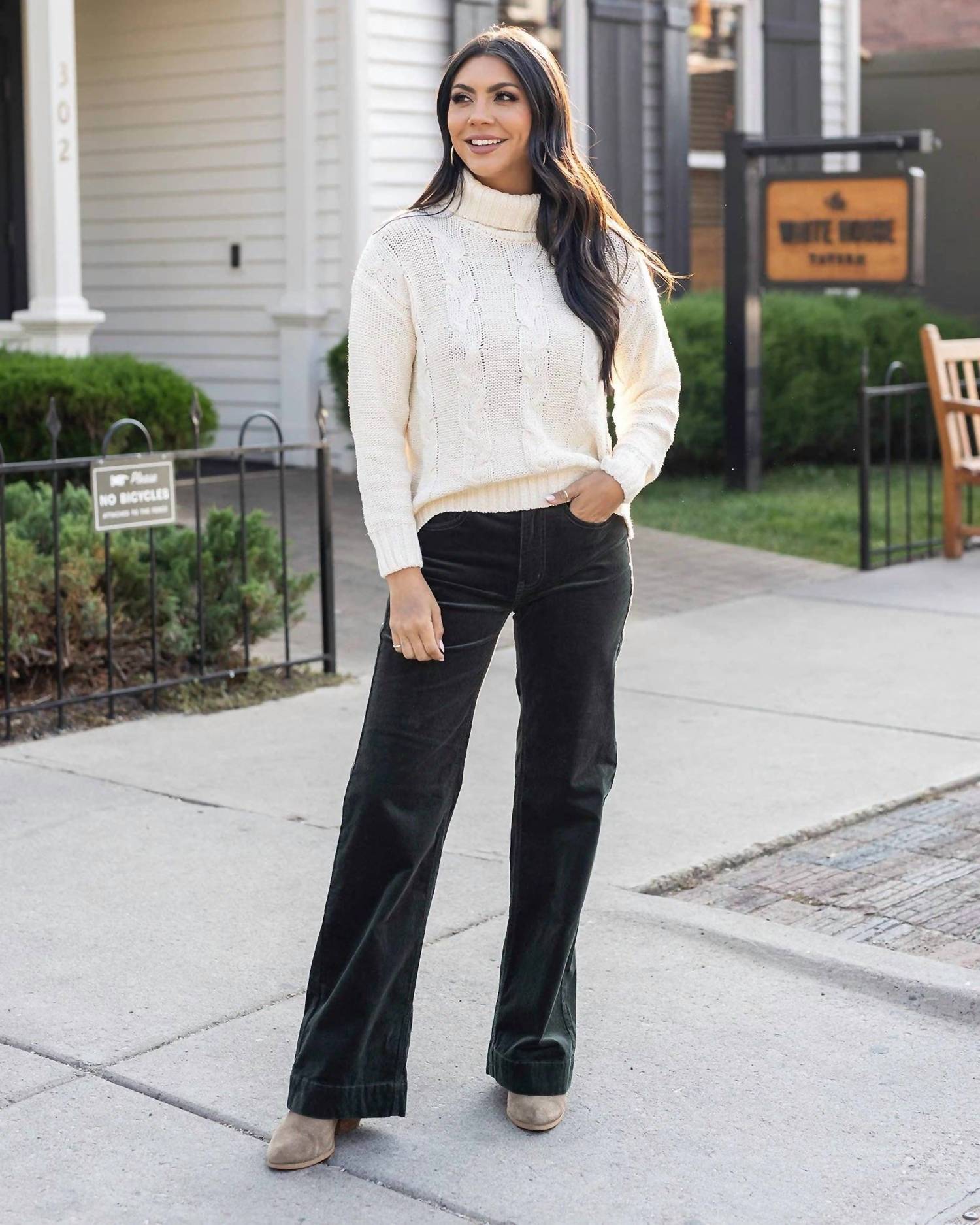 Grace And Lace - Cable Knit Sweater