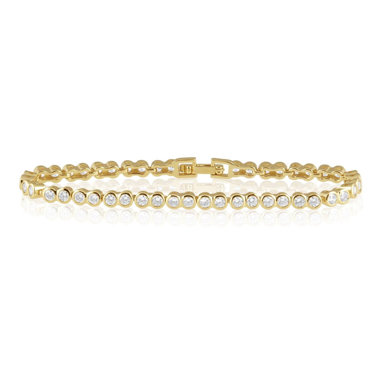 Sahira Jewelry Design - Women's Bezel Tennis Bracelet