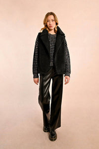 Molly Bracken - Sleeveless Sheepskin Effect Vest