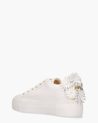 AGL Women's Daisy Sneaker in white floral - women's sneaker - alternate view
