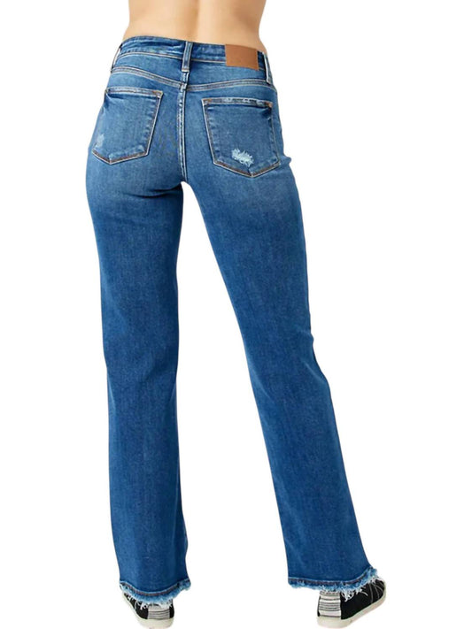 Judy Blue - Mid Rise Dad Destroy Jeans