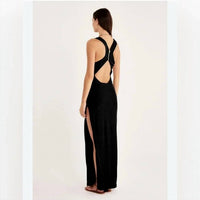Rumer - Rosa Rib Maxi Cut Out Dress