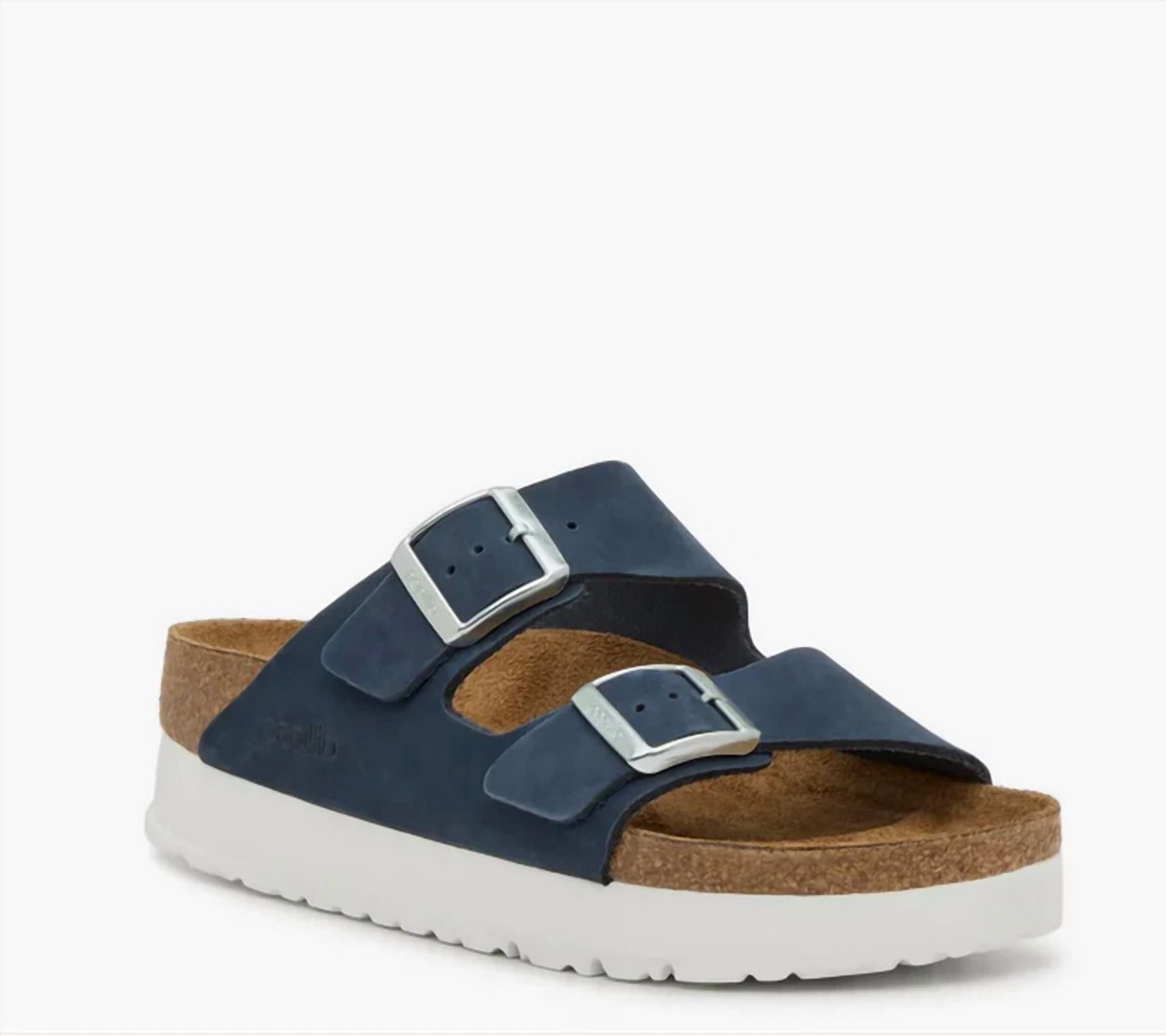 BIRKENSTOCK Women's Papillio Arizona PapFlex Platform in new navy - item