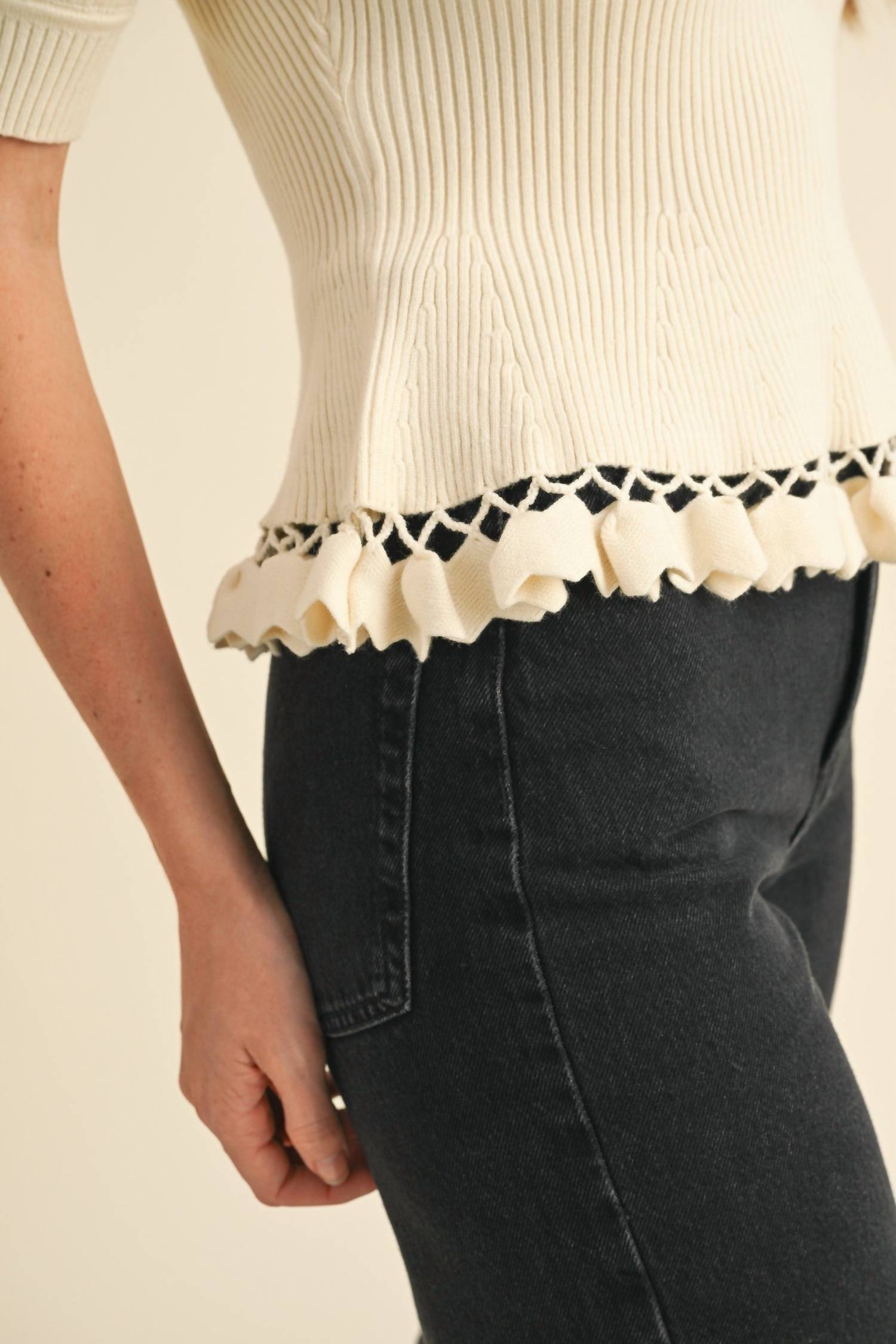 &Merci - Keily Crew Neck Top