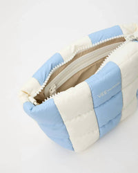 VEE Collective Women's Porter Clutch Bag in cerulean marshmallow stripes - women's bag - view 4