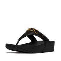 Fitflop - Women's Lulu Square Chain Leather Sandals