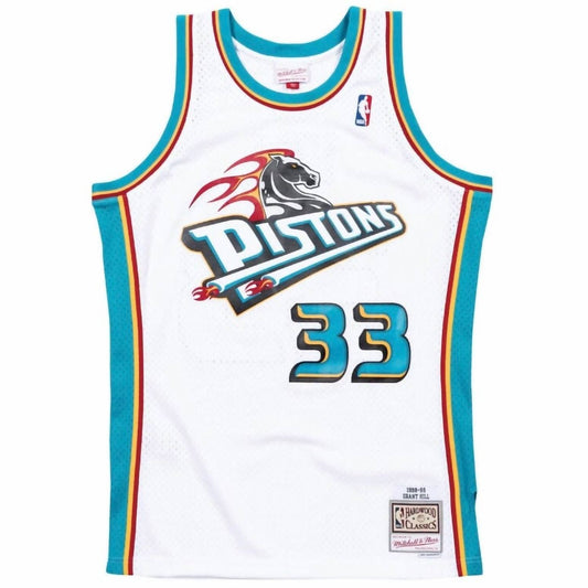 Mitchell & Ness - Men's Nba Detroit Pistons 1998-99 Swingman Jersey Grant Hill