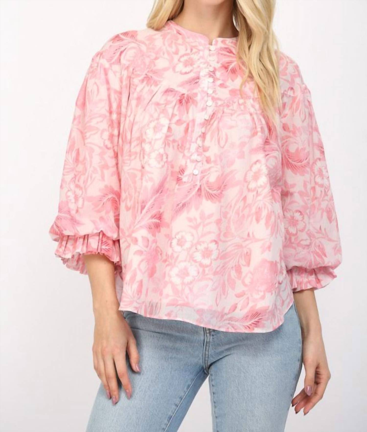 Fate - Floral 3/4 Sleeve Blouse
