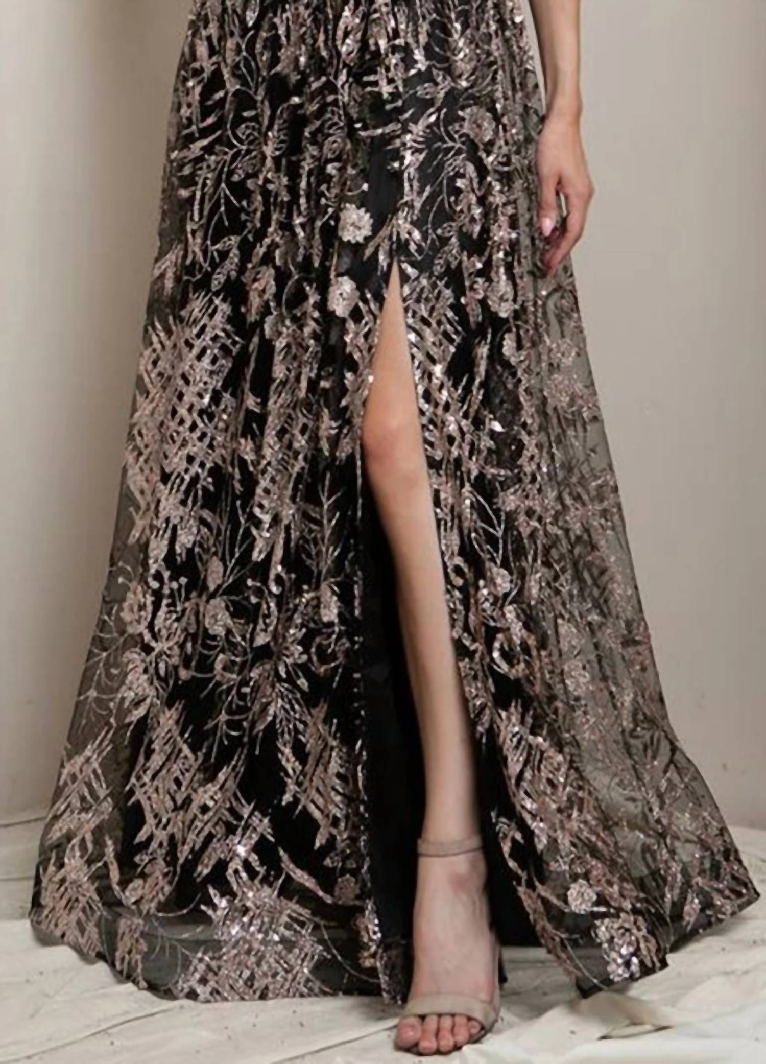 Soieblu - Glitter Maxi Dress