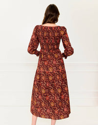 Pink City Prints - Rachel Midi Dress