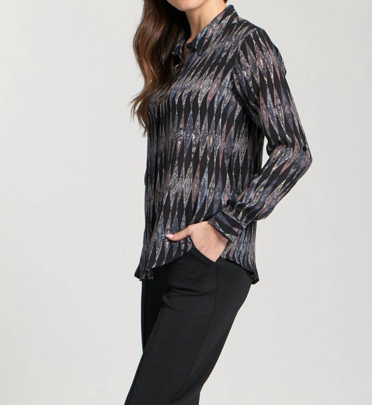 Apny - Diamond Buttondown Blouse