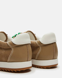 STEVE MADDEN Women's Mirage Suede Lace-up Sneaker in sand - women's sneaker - view 5