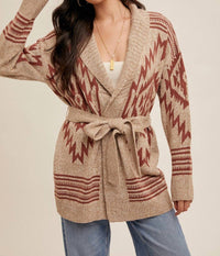 Hem & Thread - JAZMYN BELTED CARDIGAN