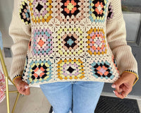 Echo - Crochet Cropped Sweater