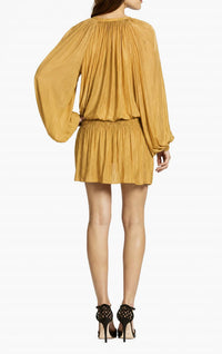 Ramy Brook - Silk Blend Long Sleeve Mini Dress